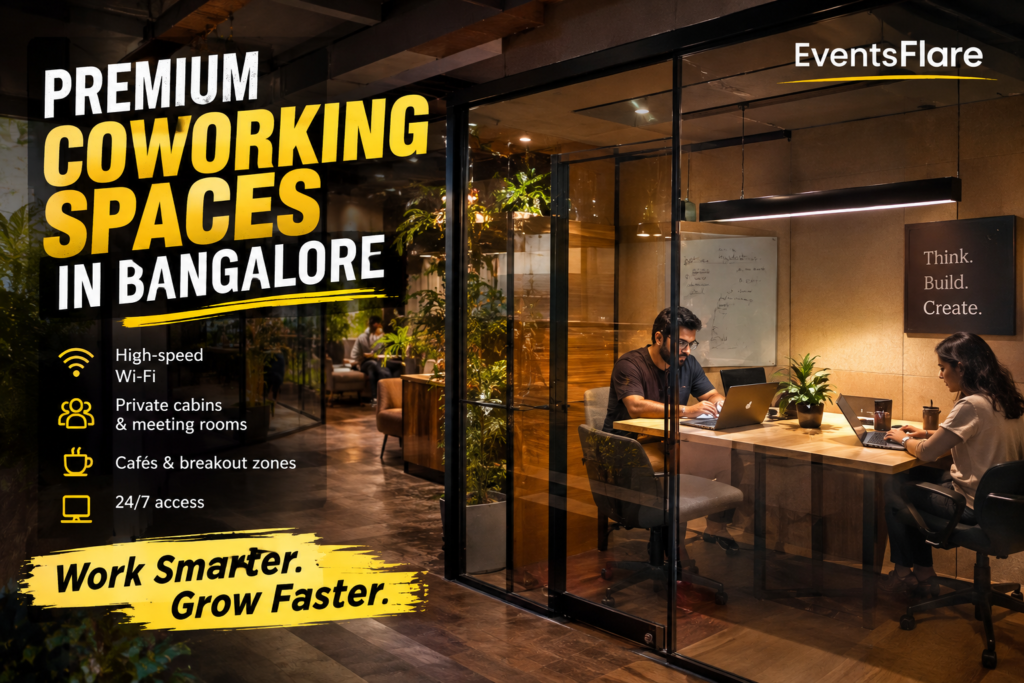 Private cabin workspace for small teams in a premium Bangalore coworking centre