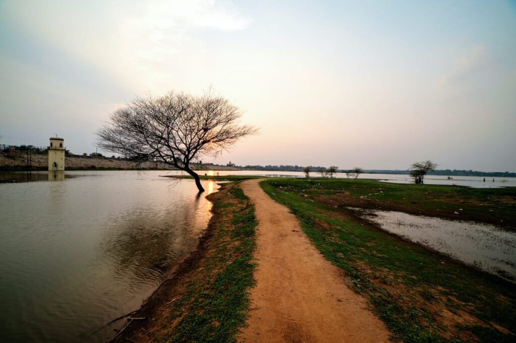 Hesaraghatta sunrise and open landscapes near Bangalore