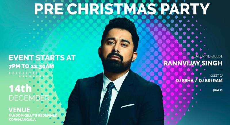 Urban NS presents Pre Christmas Party with Rannvijay Singh, DJ Esha and DJ Sriram