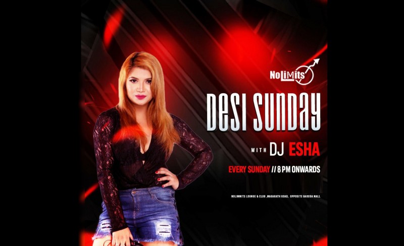 Desi Sunday Ft. Dj Esha - A Night of Bollywood Music At Nolimmits Pub 