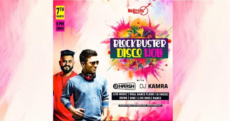 Blockbuster Disco Holi Party Ft: DJ Harsha Bhutani At Nolimmits Club