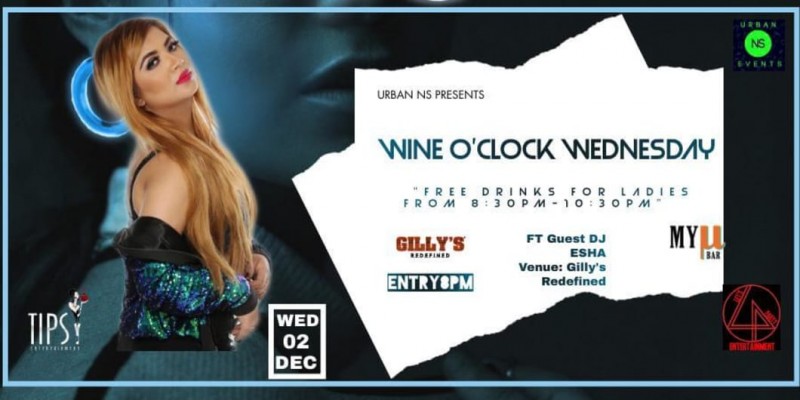 Wine o'Clock Wednesday Ladies Night At Myu Bar Gillys Redefined