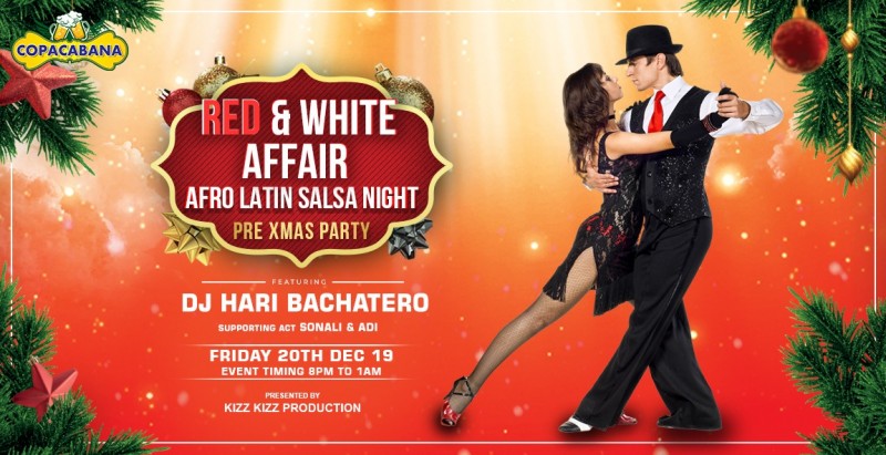 Red & White Affair : Afro Latin Salsa Pre Xmas Party