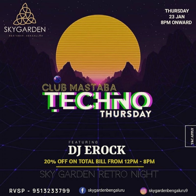 Techno Thursday At Skygarden
