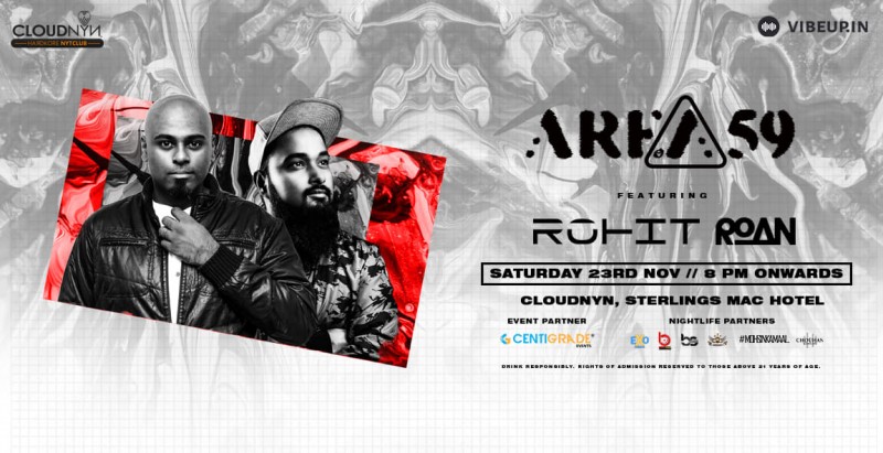 Area59 ft. DJ Rohit + Roan, 23rd Nov | CloudNYN