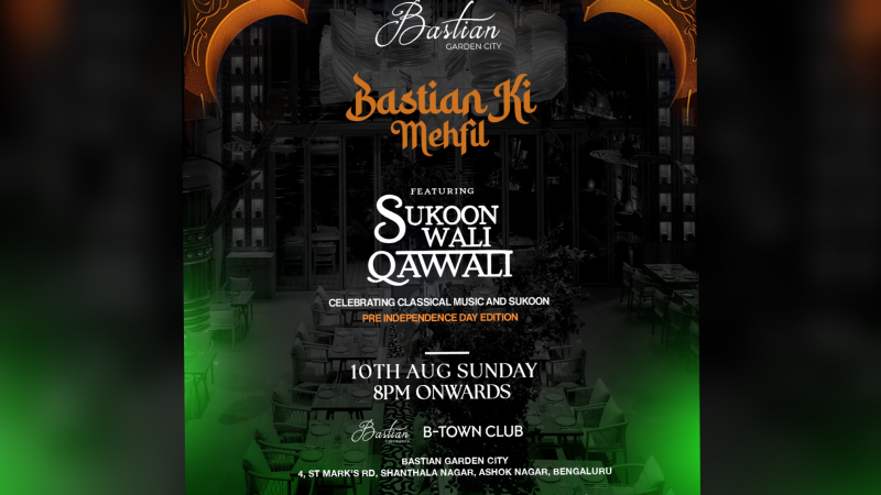 Sufi & Qawwali Night Bangalore | Sukoon Wali Qawwali Live| Bastian