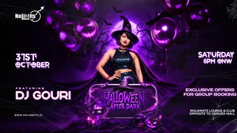 Halloween After Dark: Dj Gouri | Nolimmits Lounge Bangalore In bangalore