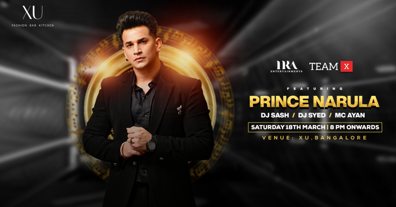 Prince Narula Live | XU At The Leela Palace