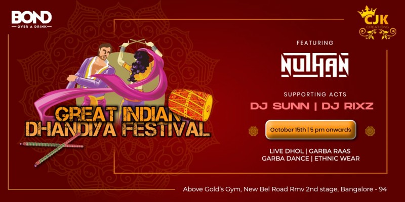 Great Indian Dandiya Festival | Bond Pub Bangalore