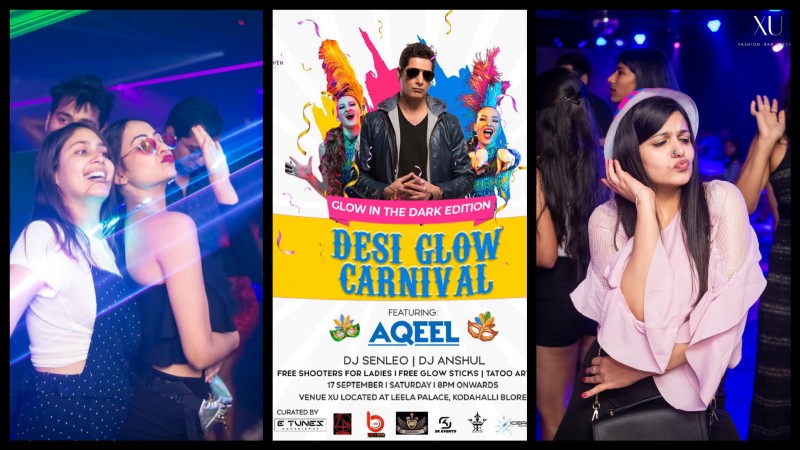 Glow In The Dark | Celebrity Dj Aqeel Live | Xu The Leela Palace