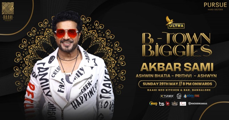 B-town Biggies | Dj Akbar Sami | Sunday 29th May | Raahi In bangalore