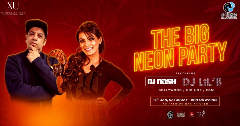 Big Neon Party In Bangalore | XU Leela Palace