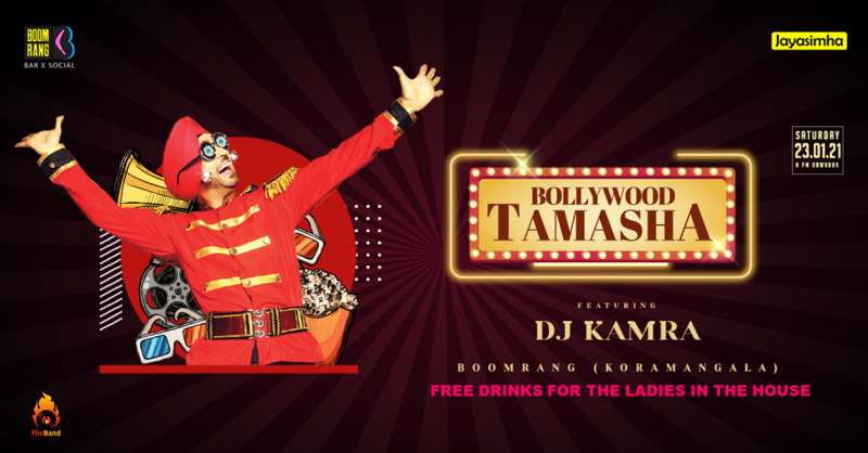 Bollywood Ladies Night at BOOMRANG (Kormangala)