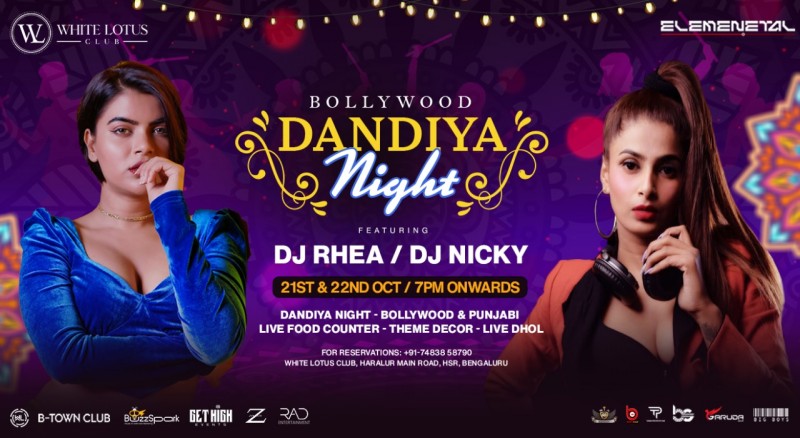 Biggest Bollywood Dandiya Night | Wl Club Bangalore