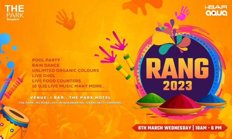 Biggest Holi Festival - Pool Party | Rang 2023 | The Park Hotel
