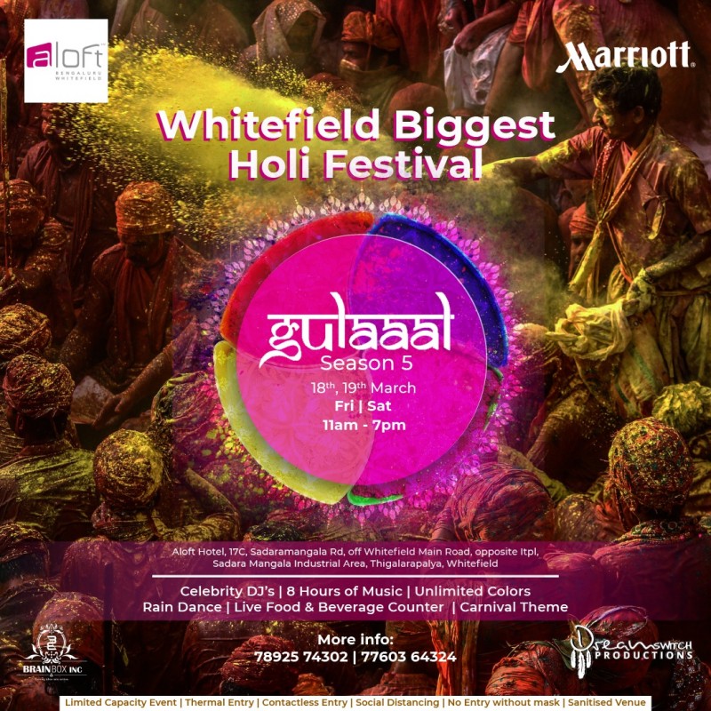 Whitefield Biggest Holi Festival Gulaaal (season 5)