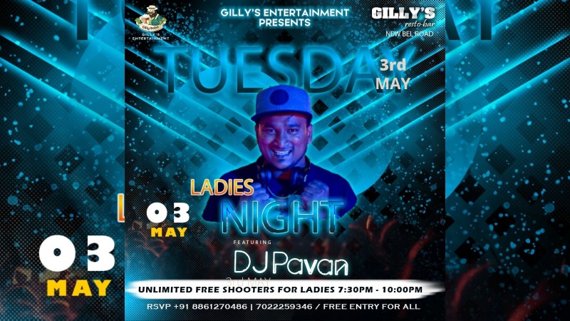 Tuesday Ladies Night Gillys Resto Bar: BEL Road