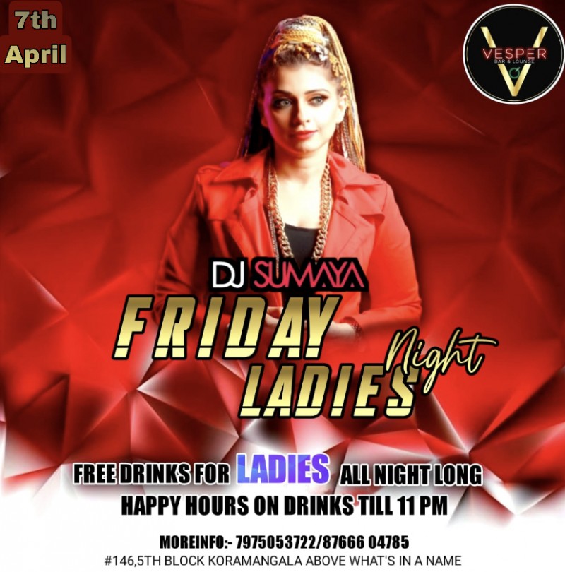 Friday Ladies Night | Vesper Bar & Lounge