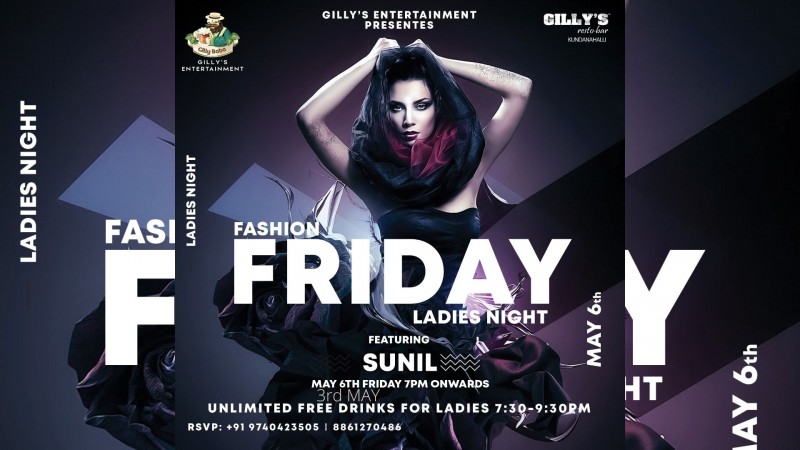 Fashion Friday Ladies Night Gillys Resto Bar Kundanahalli In Bangalore