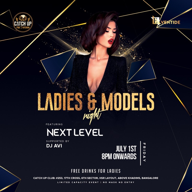Ladies And Models Night At Catch Up Night Club In Bangalore