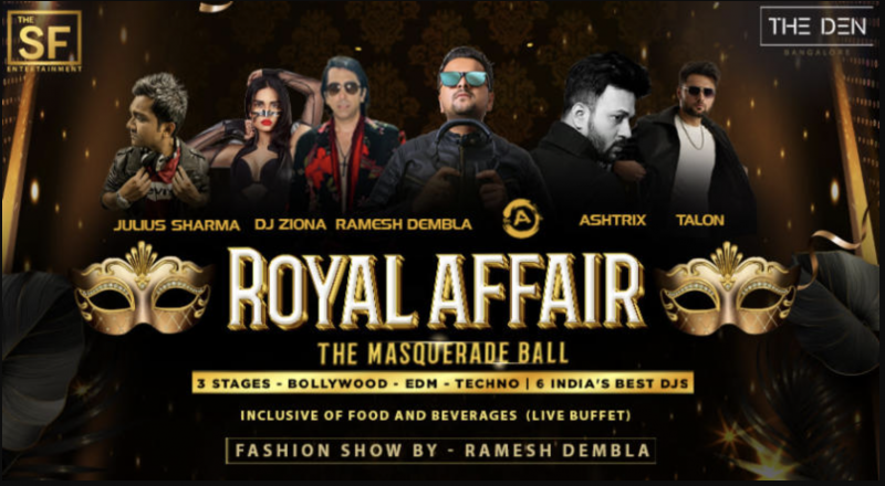 Royal Affair | The Masquerade Ball | Biggest New Year Party 2024 