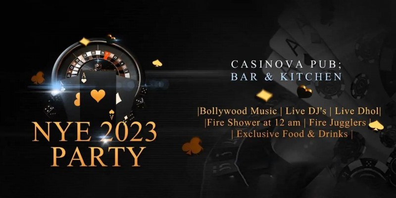 New Year Eve 2023 | Casino Royale Party | Casinova Koramangala