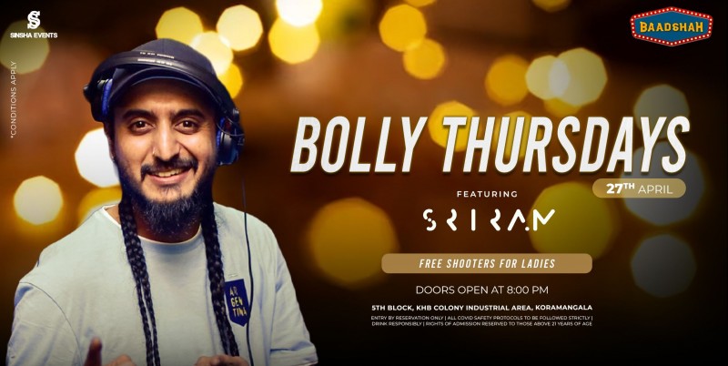 Bollythursday @ Baadshah Ft. Dj Sriram
