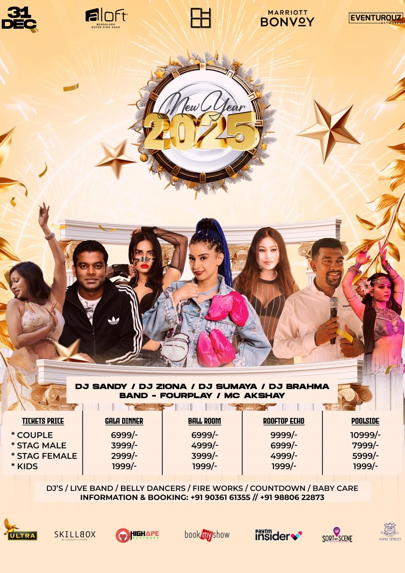 Nye 2025 Countdown @ Aloft Outer Ring Road