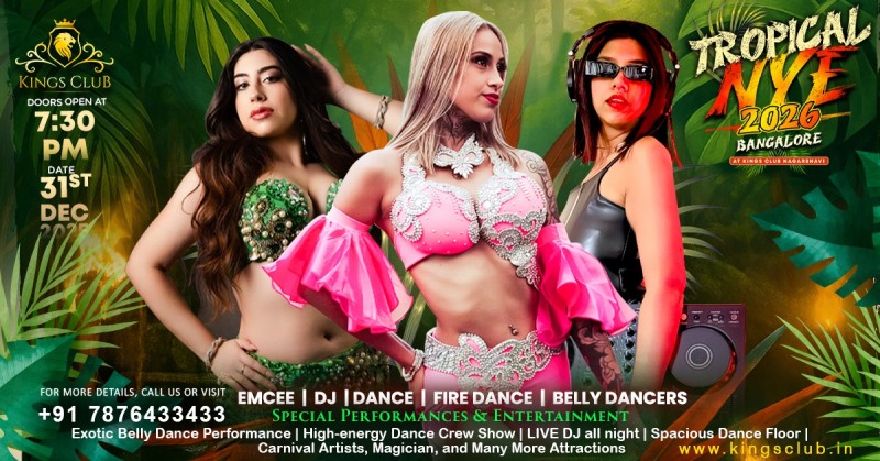 New Year Party Tropical Nye 2026