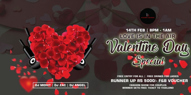 Love Is In The Air Valentine Day Special | Fusion Lounge
