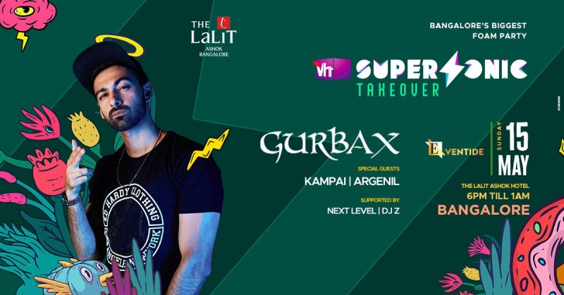 Vh1 Supersonic Takeover Foam Party Concert | Lalit Ashok Hotel