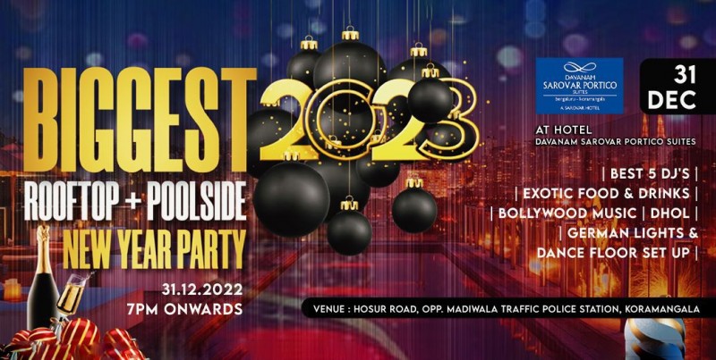 Nye-2023 Biggest Rooftop & Poolside Party
